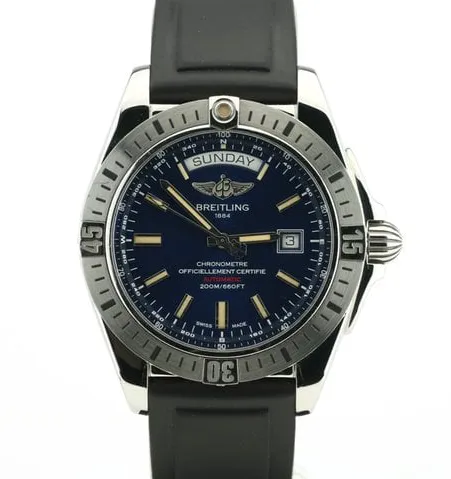 Breitling Galactic A45320 44mm Stainless steel Blue