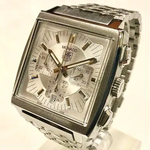 TAG Heuer Monaco CW2112 38mm Stainless steel Silver