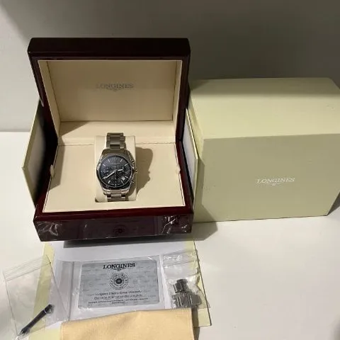 Longines Conquest Classic L2.786.4.56.6 41mm Steel Black