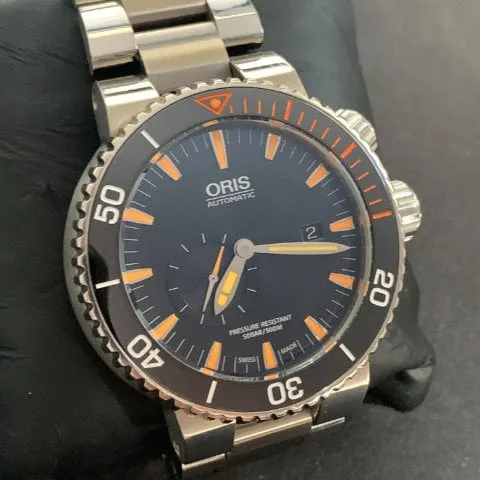 Oris Carlos Coste Limited Edition 01 743 7709 7184 46mm Titanium Black