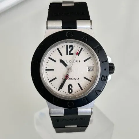 Bulgari Diagono AL 38 TA 38mm Aluminium White