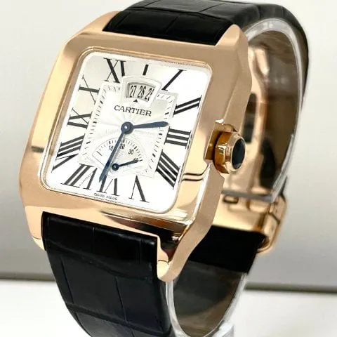 Cartier Santos W2020067 38mm Rose gold Silver