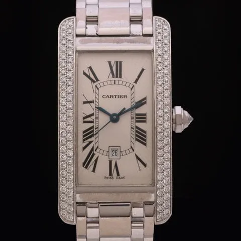 Cartier Tank Américaine 2490 White gold White