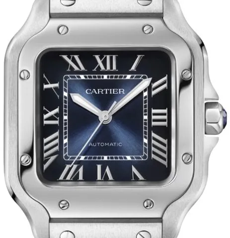 Cartier Santos WSSA0063 40mm Stainless steel Blue