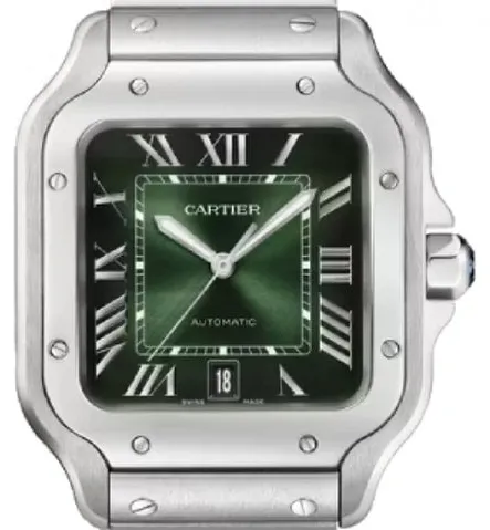 Cartier Santos WSSA0062 40mm Stainless steel Green