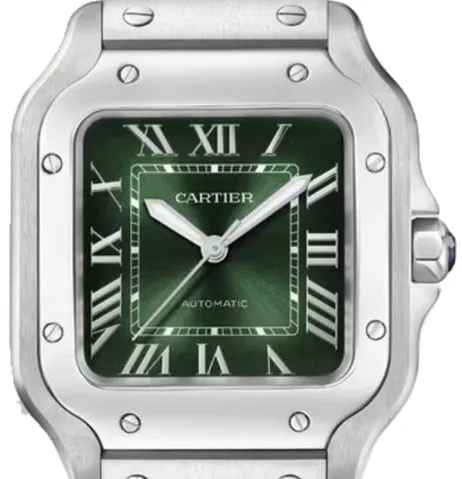 Cartier Santos WSSA0061 35mm Stainless steel Green