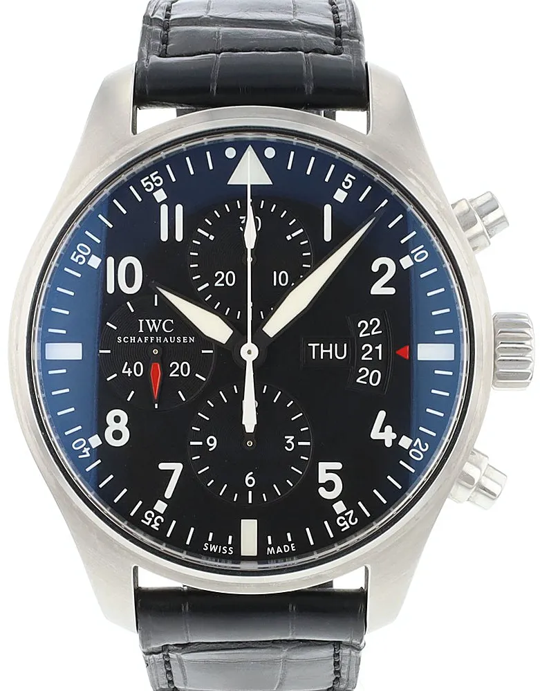 IWC Pilot IW377701 43mm Stainless steel Black