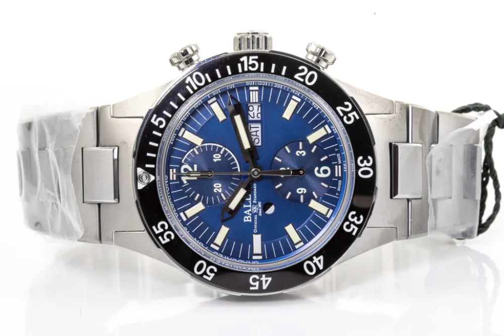 Ball Roadmaster Rescue DC3030C-S-BE 42mm Titanium Blue