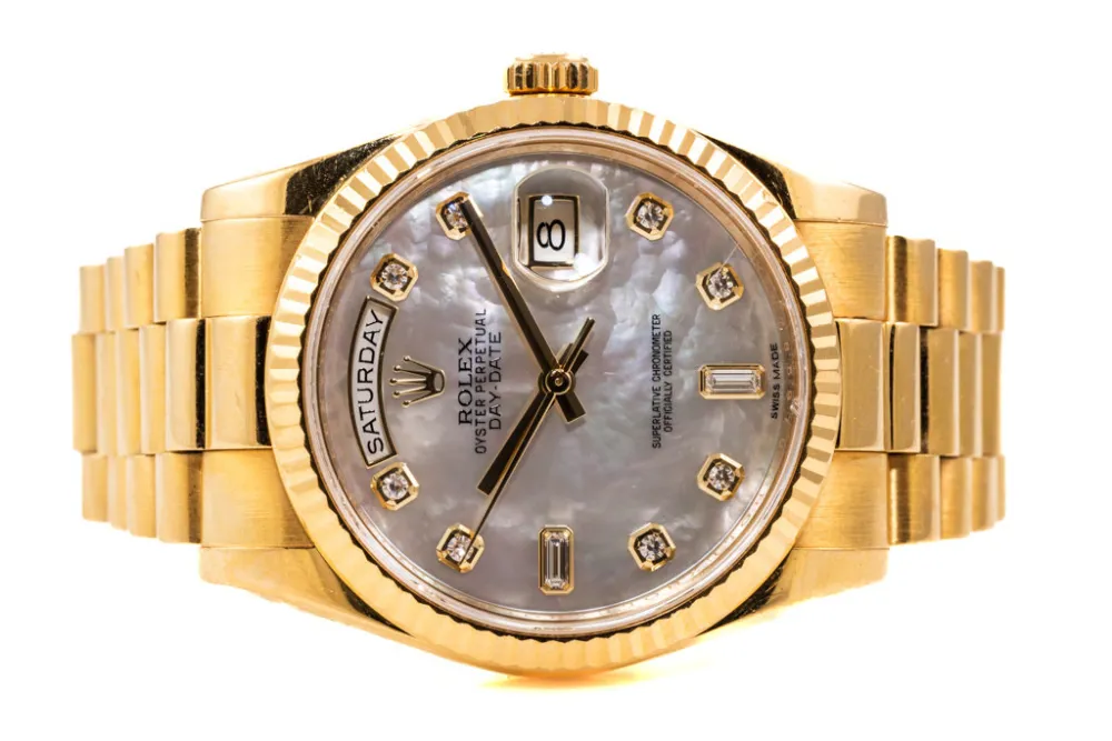 Rolex Day-Date 36 118238 36mm Yellow gold Mother-of-pearl