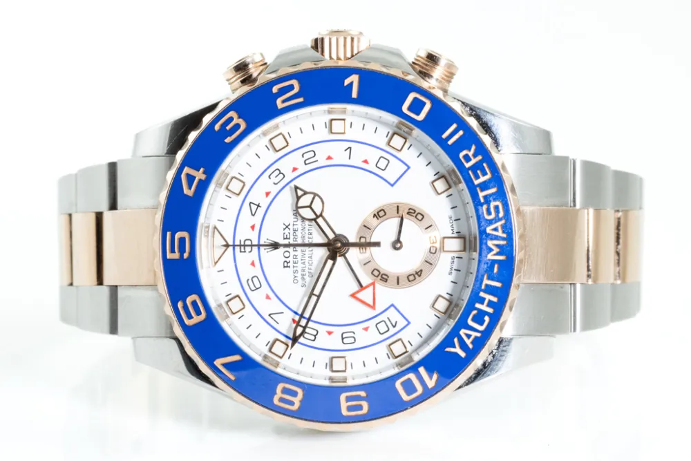 Rolex Yacht-Master II 116681 44mm Rose gold and Stainless steel White 1