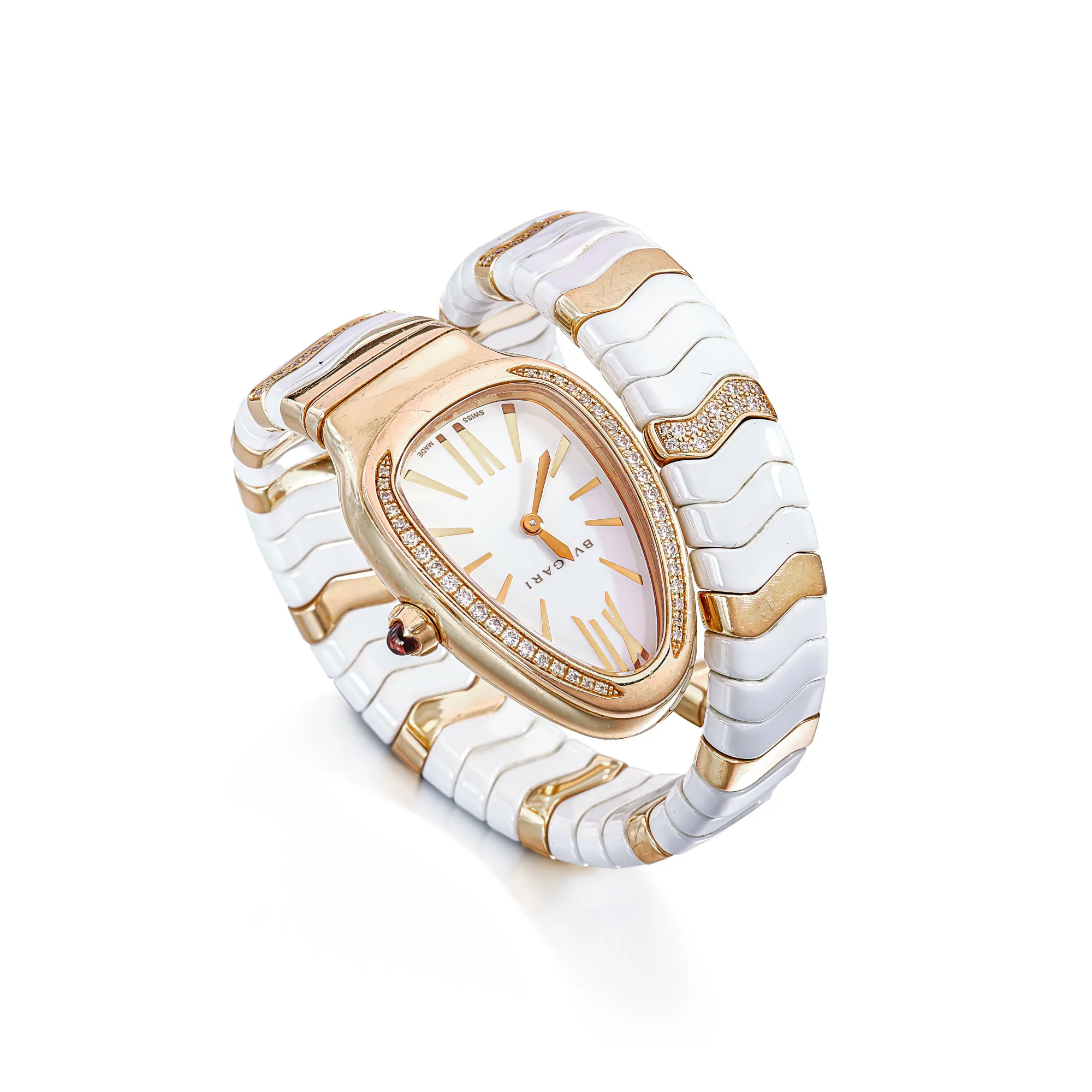 Bulgari Serpenti Rose gold White