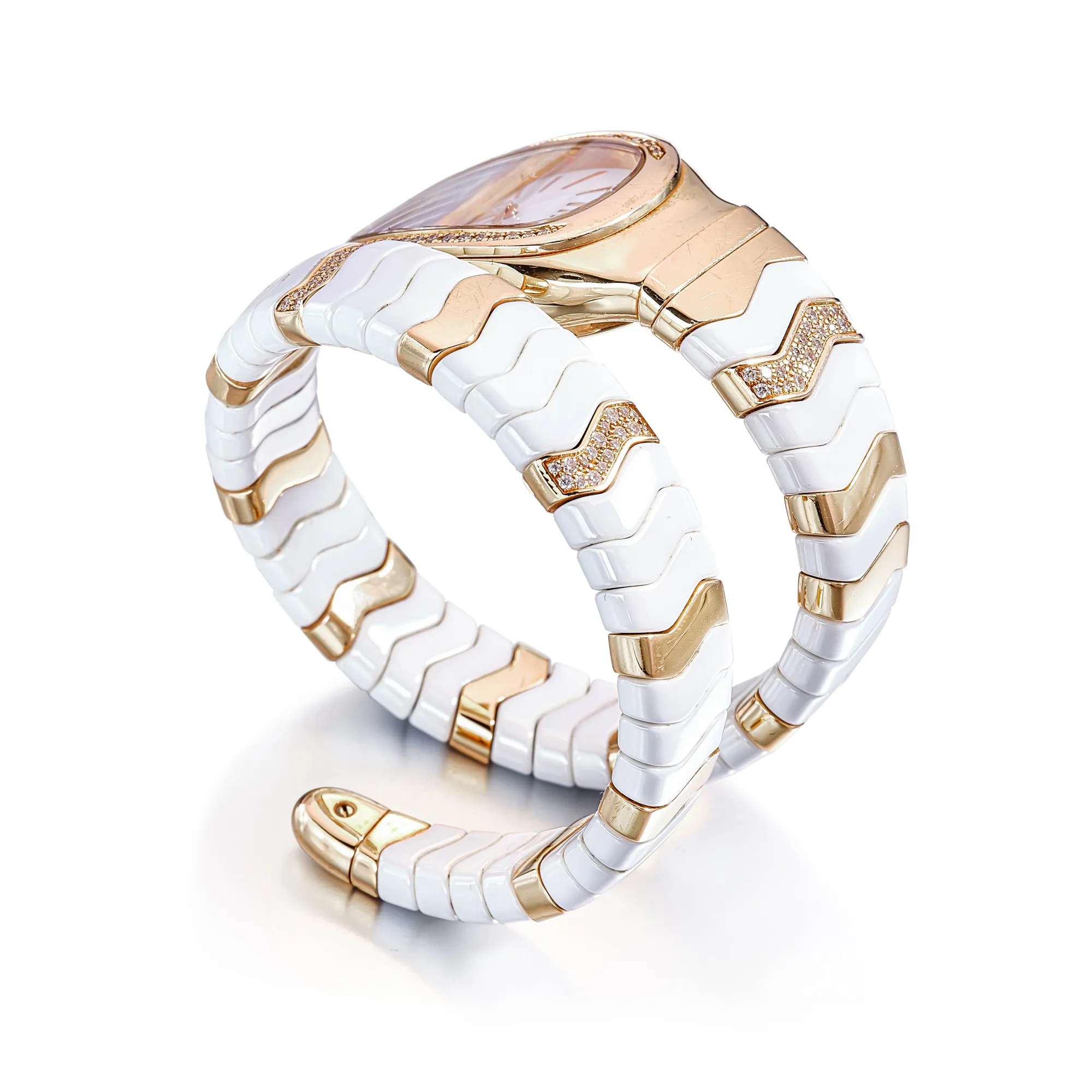 Bulgari Serpenti Rose gold White 1