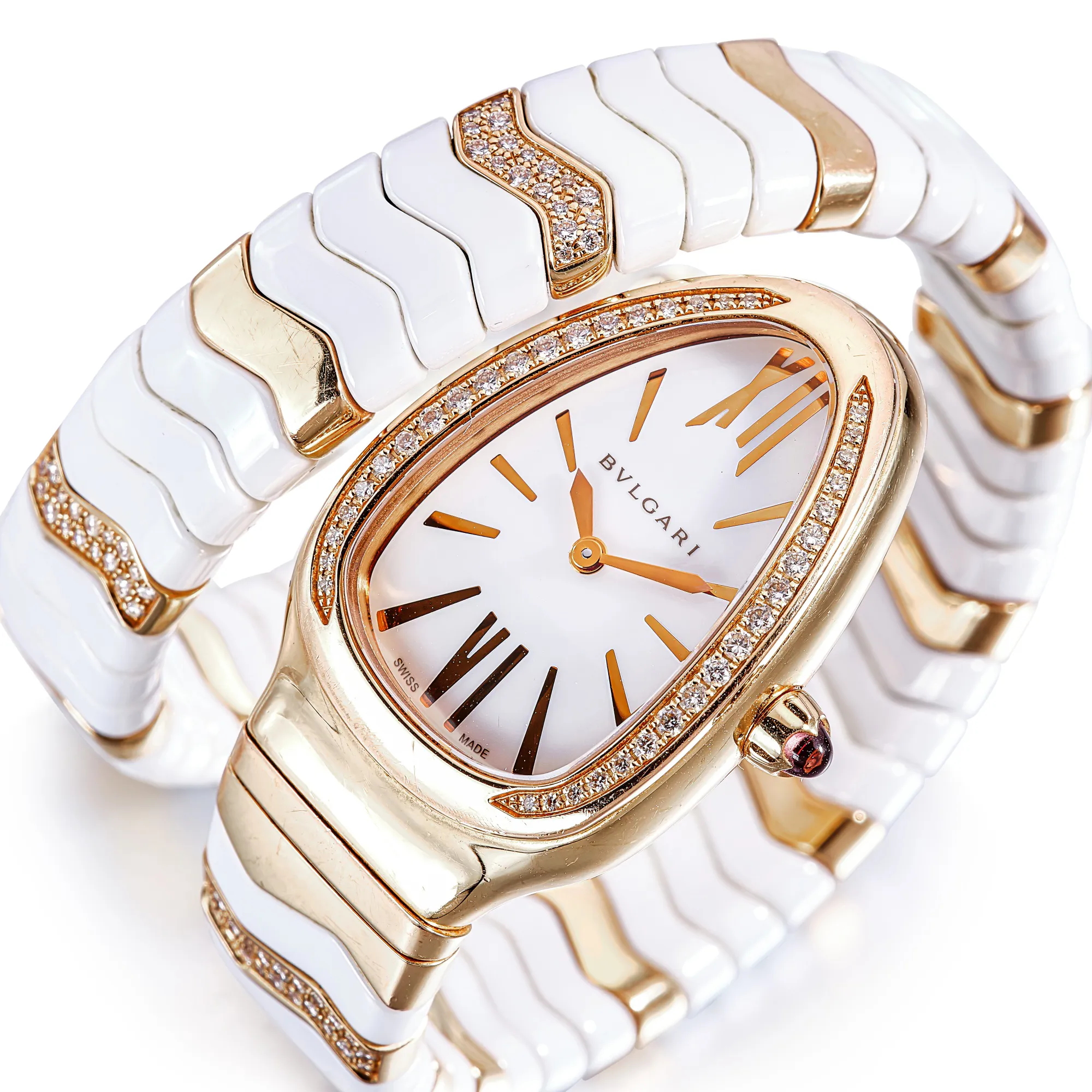 Bulgari Serpenti Rose gold White 2