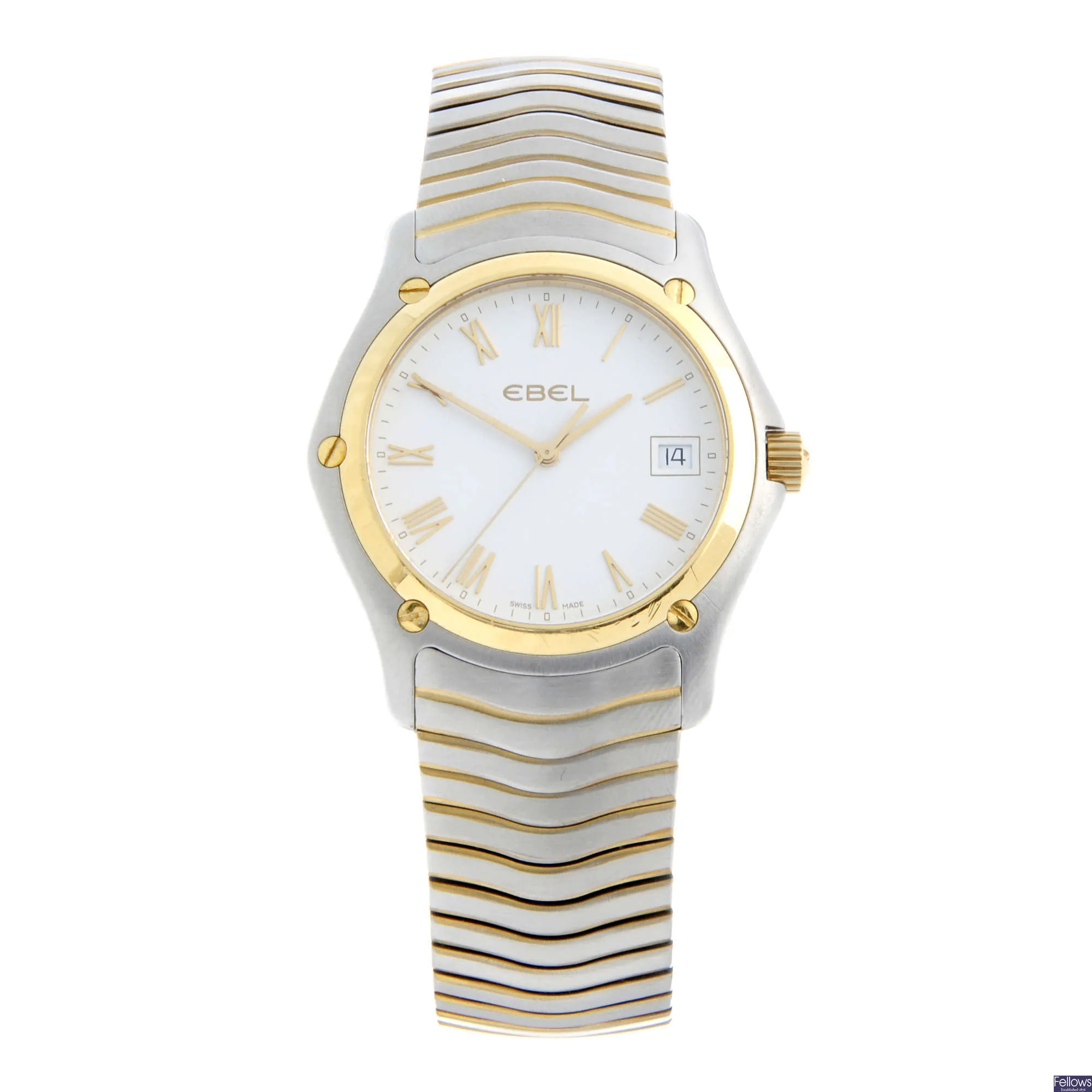 Ebel Classic E1255F41 38mm Yellow gold and stainless steel White