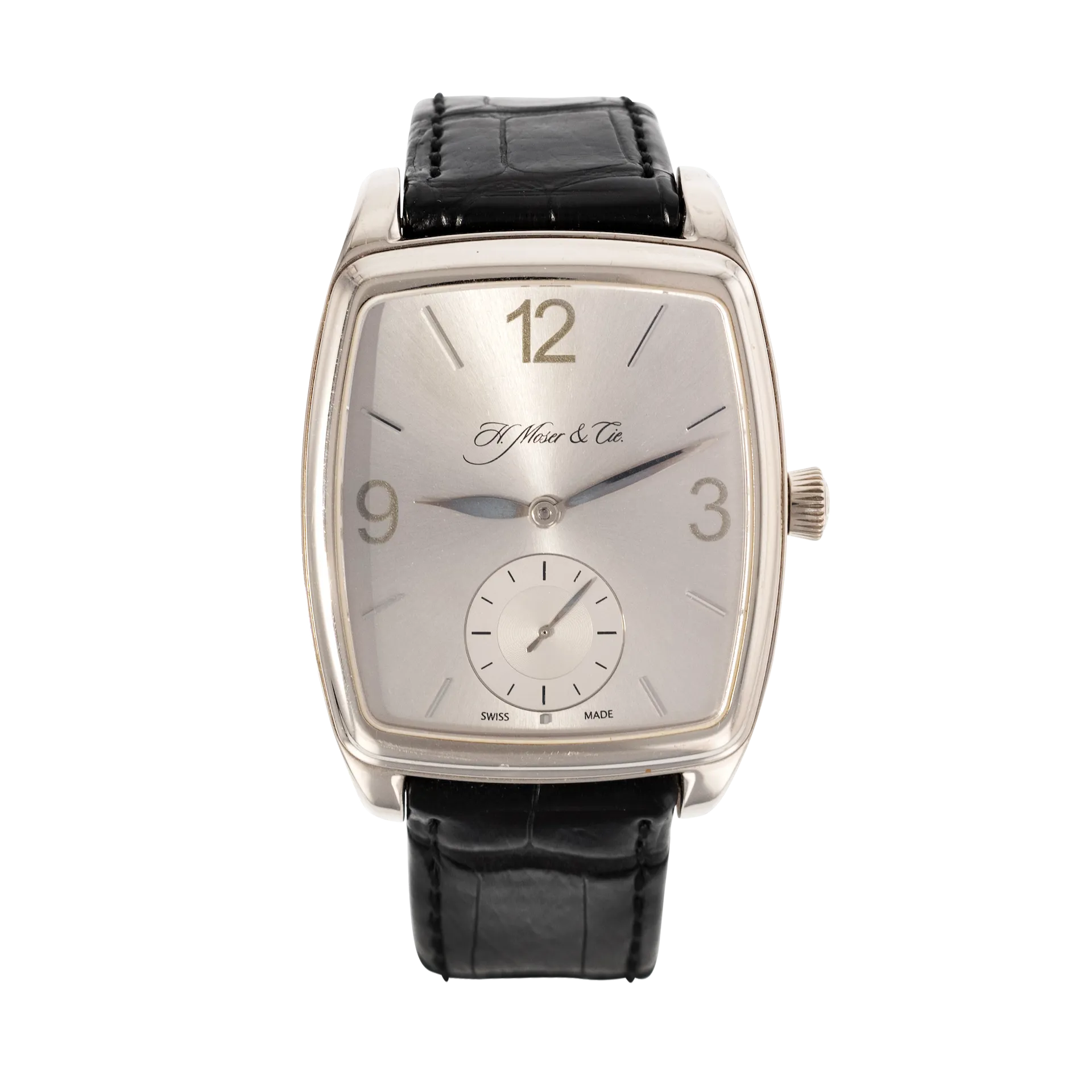 H. Moser & Cie. Henry 324.607 38.5mm White gold Silver