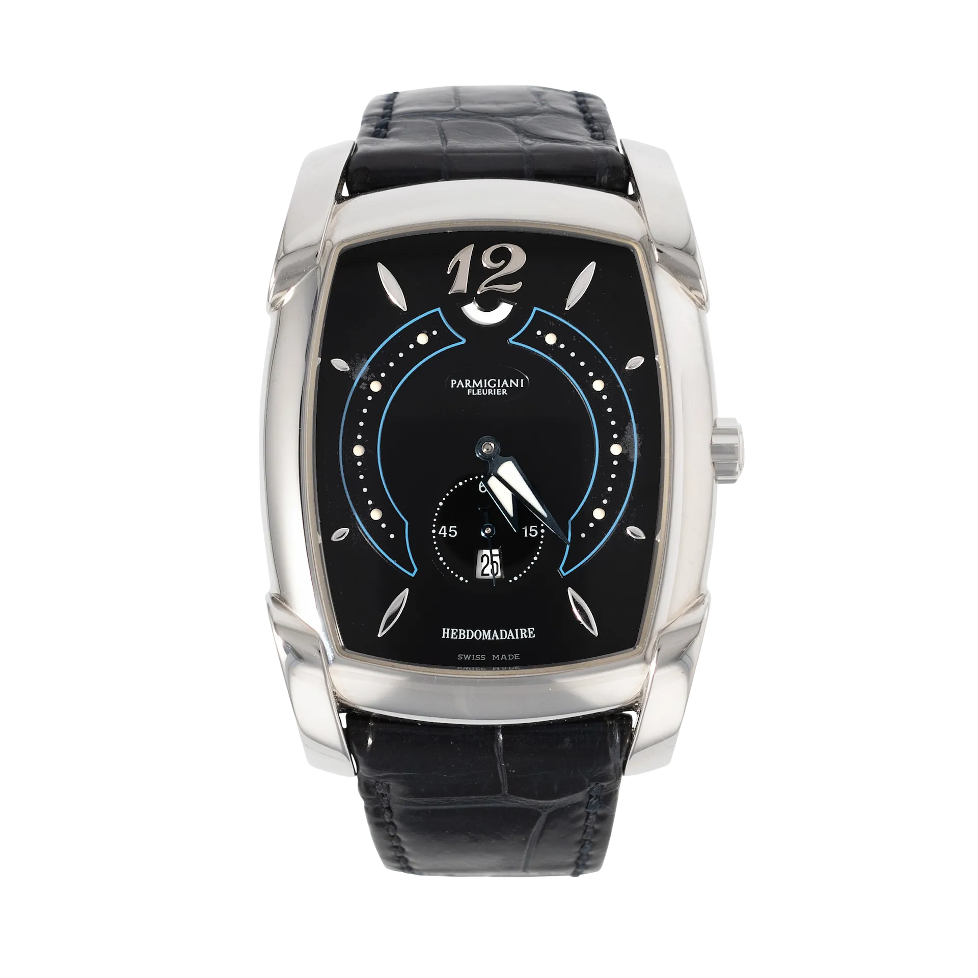 Parmigiani Fleurier Kalpa PF005717 53mm Stainless steel Black