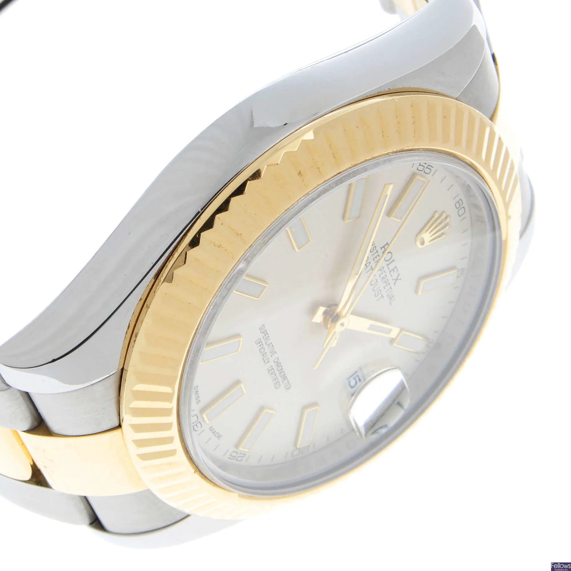 Rolex Datejust II 116333 41mm Yellow gold and Stainless steel White 5