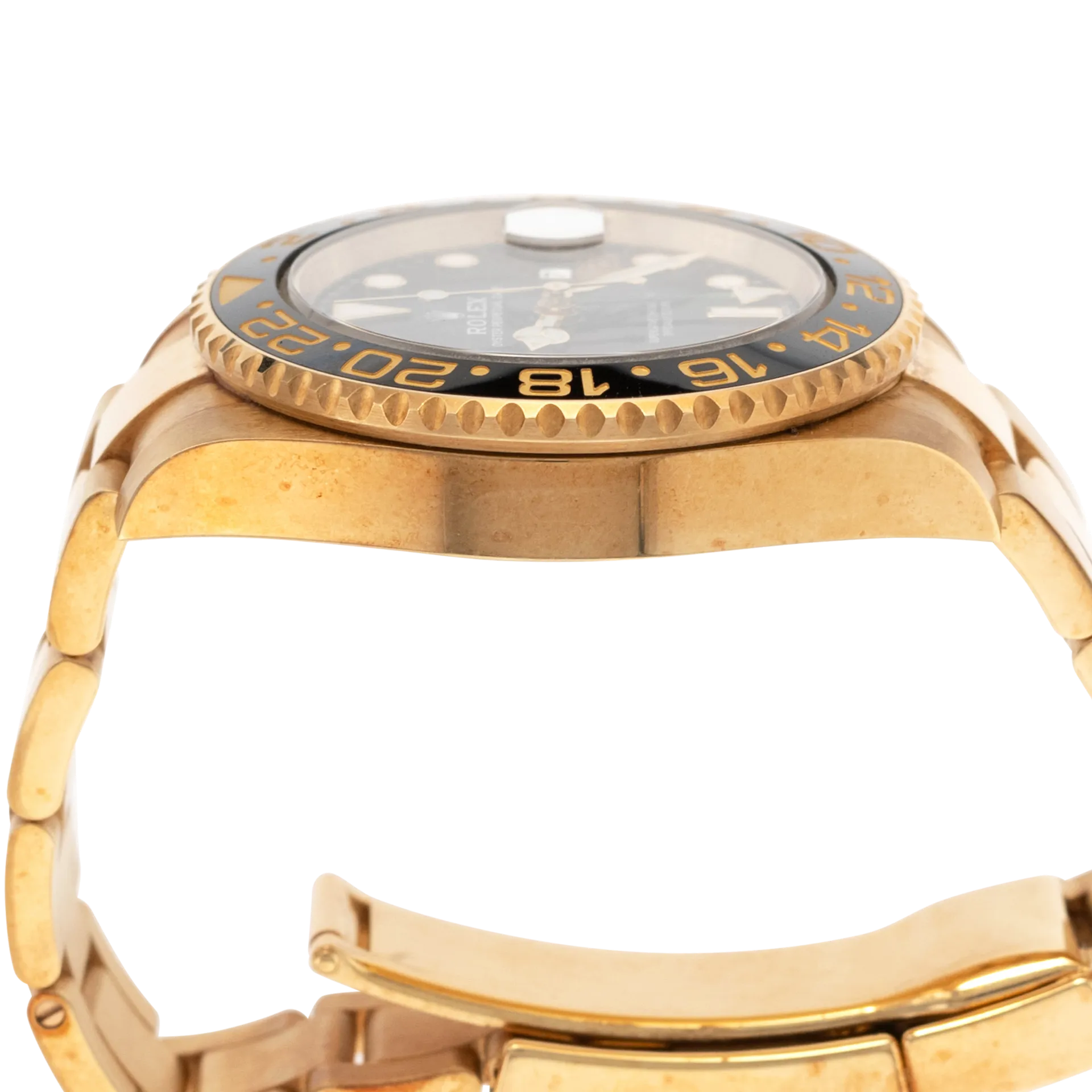 Rolex GMT-Master II 116718LN-0001 48mm Yellow gold Black 3