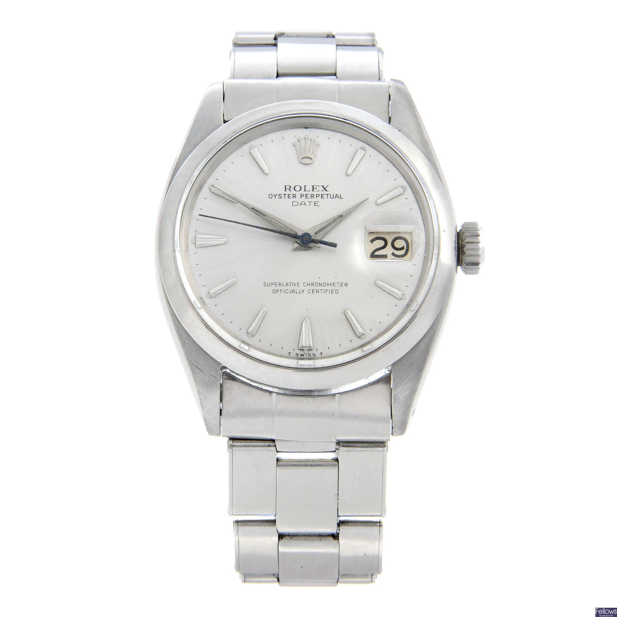 Rolex Oyster Perpetual Date 1500 35mm Stainless steel Silver
