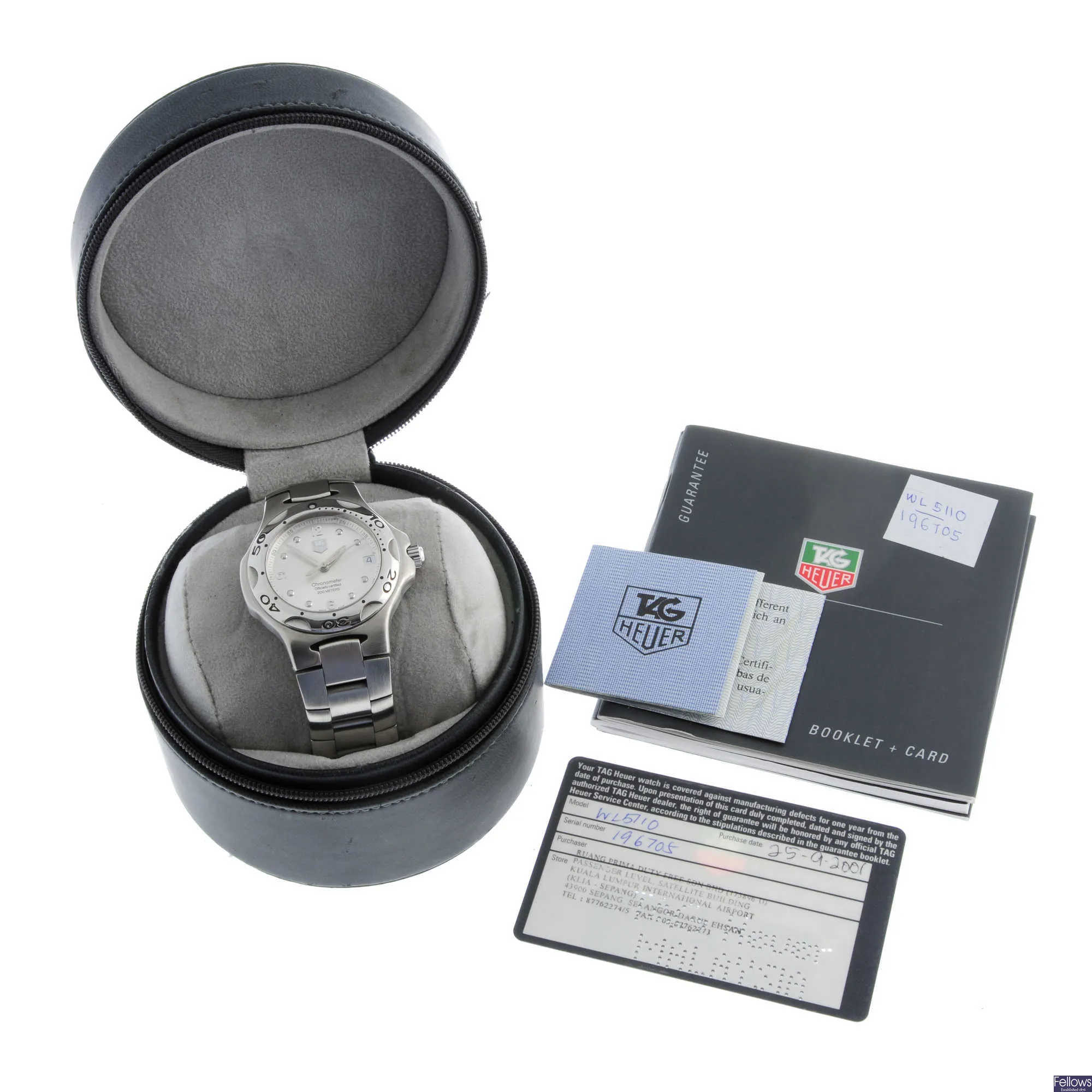 TAG Heuer Kirium WL5110 36mm Stainless steel Silver 4