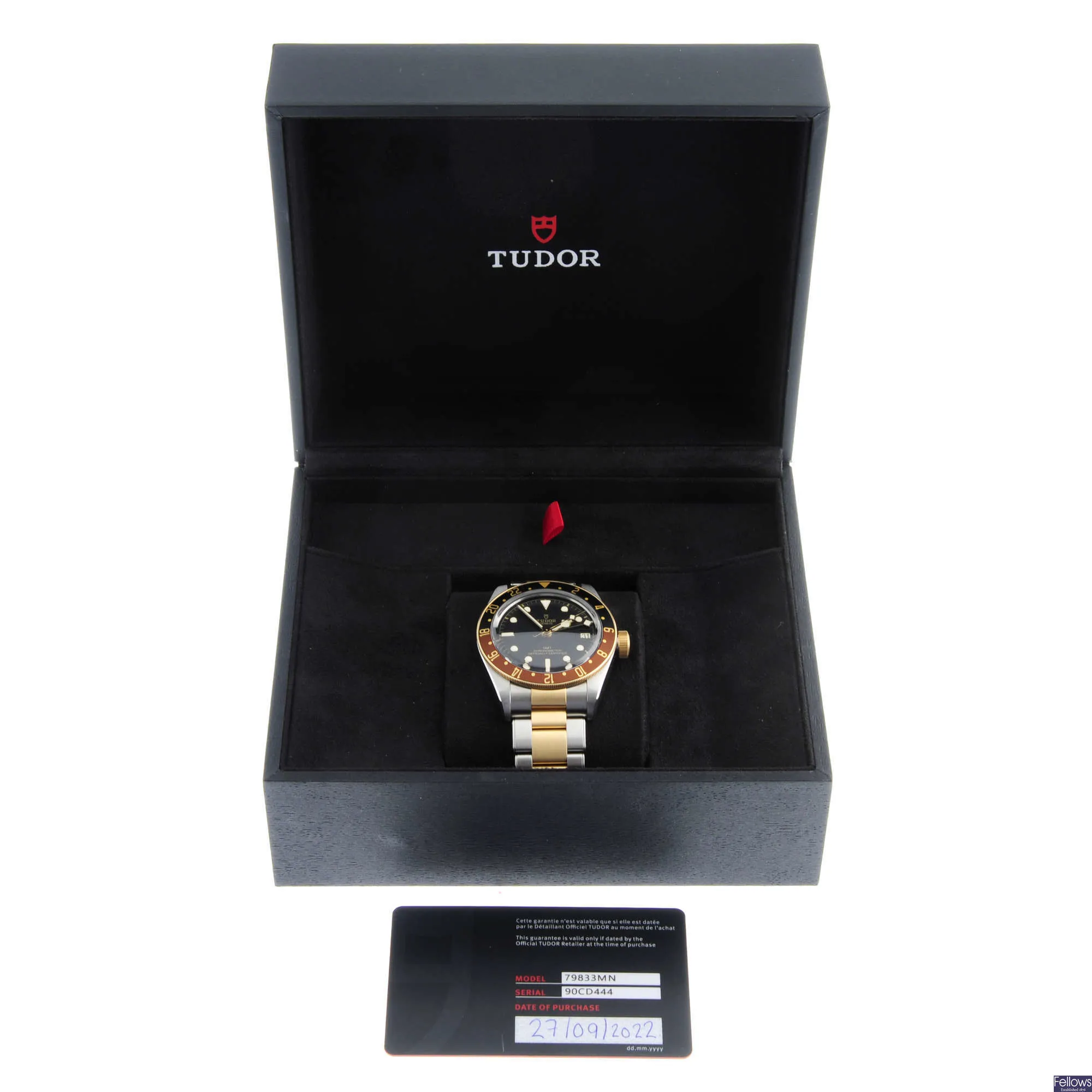 Tudor Black Bay GMT 79833MN 41mm Yellow gold and stainless steel Black 4