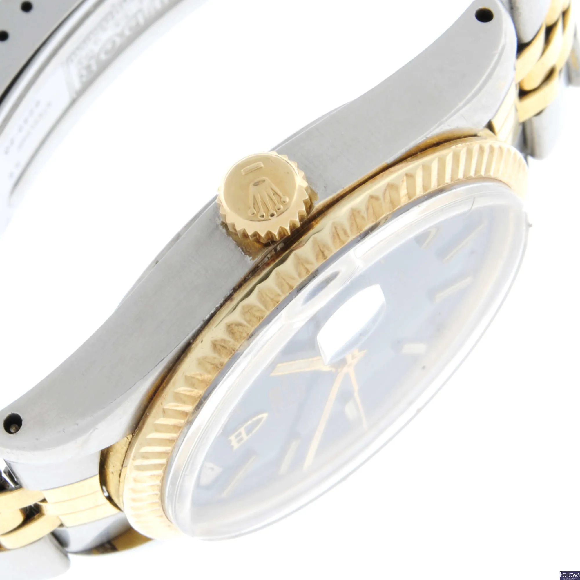 Tudor Prince Date-Day 7019/13 37mm Yellow gold and stainless steel Blue 2