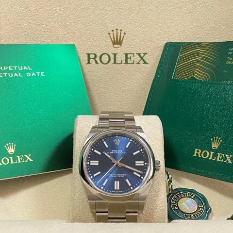 Rolex Oyster Perpetual 41 124300 41mm Stainless steel Blue