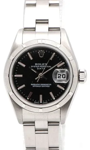 Rolex Oyster Perpetual Date 79190 26mm Stainless steel Black