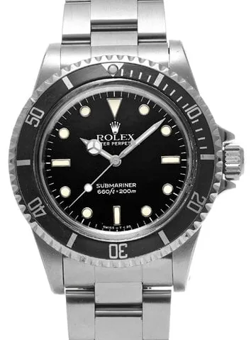 Rolex Submariner 5513 40mm Stainless steel Black