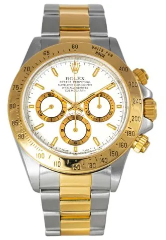 Rolex Daytona 16523 40mm Yellow gold and Stainless steel White