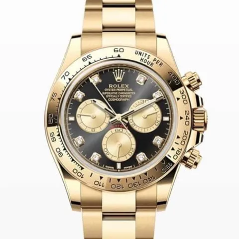 Rolex Daytona 126508 40mm Yellow gold Black