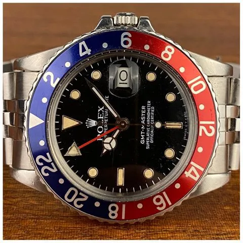 Rolex GMT-Master 16750 40mm Stainless steel Black