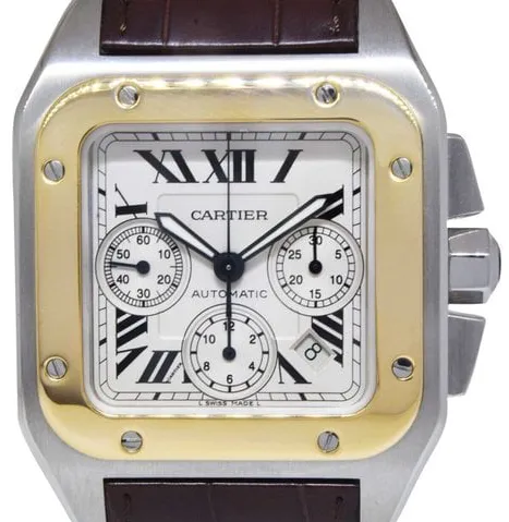 Cartier Santos 2740 41mm Stainless steel Silver