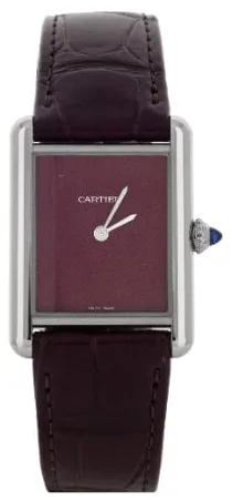 Cartier Tank WSTA0054 33.5mm Stainless steel Red