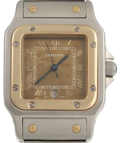 Cartier Santos 1566 29mm Yellow gold and Stainless steel