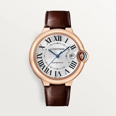 Cartier Ballon Bleu de Cartier WGBB0035 40mm Rose gold Silver