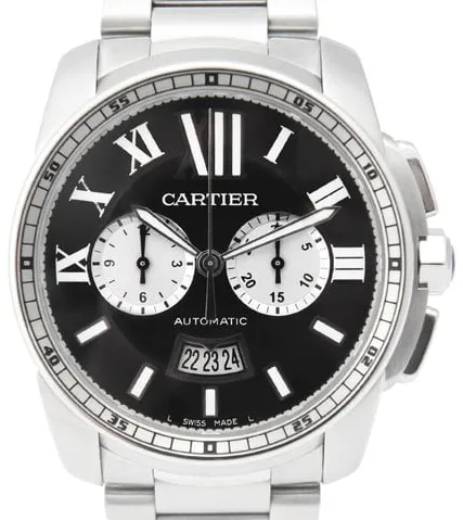 Cartier Calibre de Cartier 3578 42mm Stainless steel Black