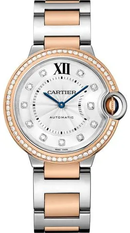 Cartier Ballon Bleu de Cartier W3BB0024 36mm Yellow gold and Stainless steel Silver