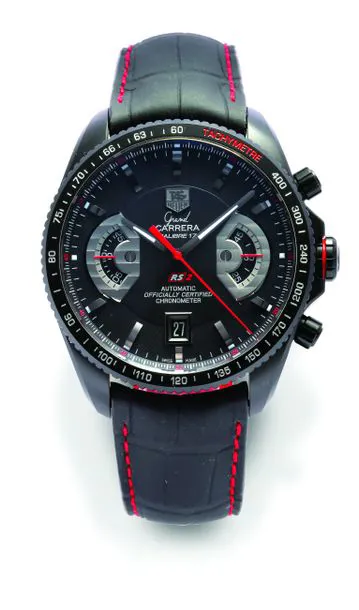 TAG Heuer Grand Carrera CAV518B 43mm Titanium Black