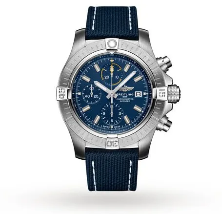 Breitling Avenger A13317101C1X2 45mm Stainless steel Blue