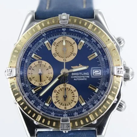 Breitling Chronomat D13352 39mm Gold/steel Blue