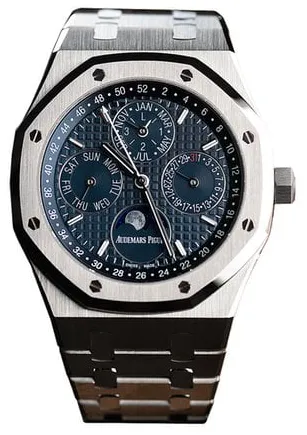 Audemars Piguet Royal Oak Perpetual Calendar 26574ST.OO.1220ST.02 41mm Stainless steel Blue