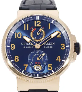 Ulysse Nardin Marine Chronometer 1186-126 Rose gold White