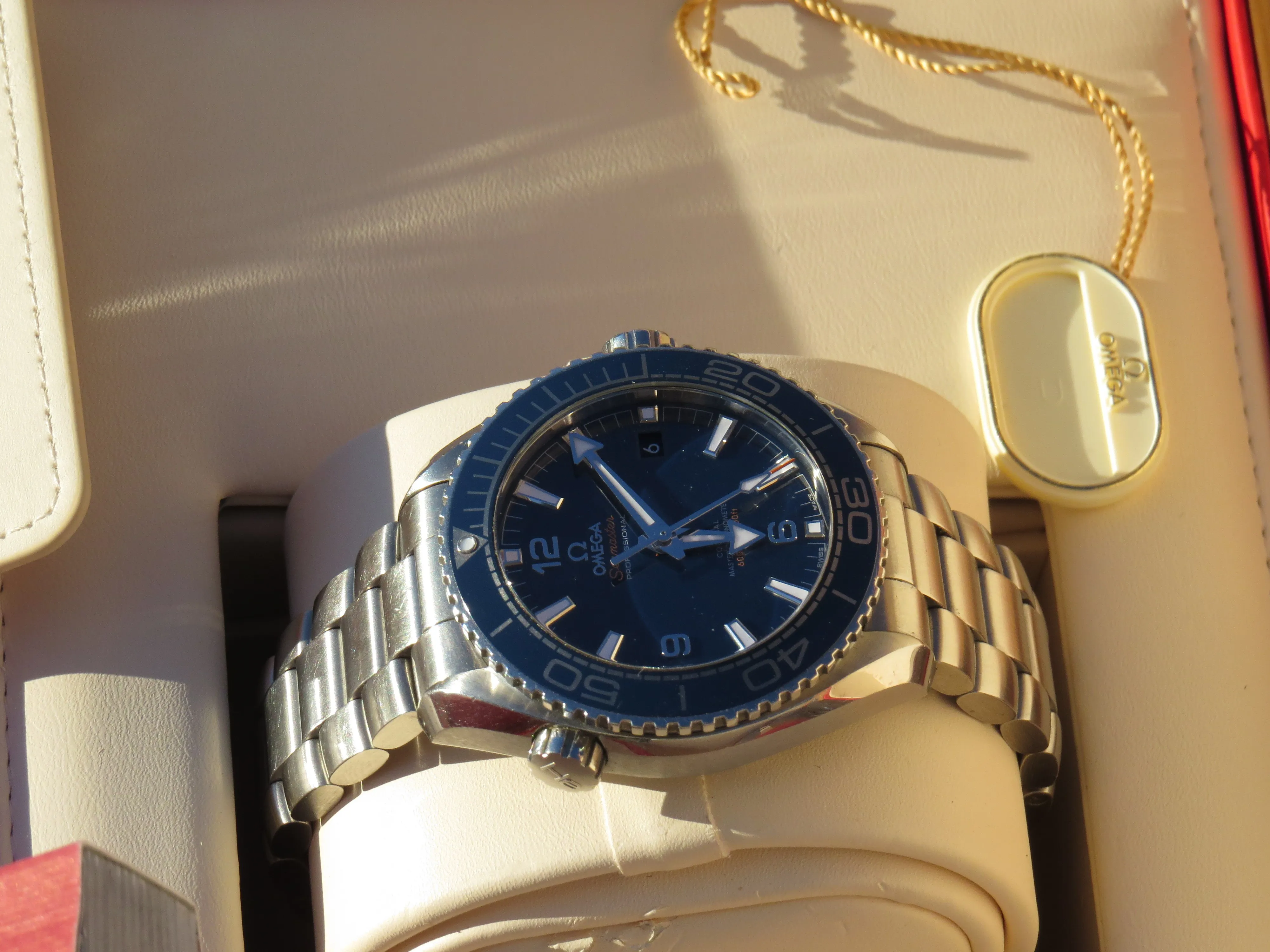 Omega Seamaster Planet Ocean 215.30.44.21.03.001 43mm Stainless steel Blue 3