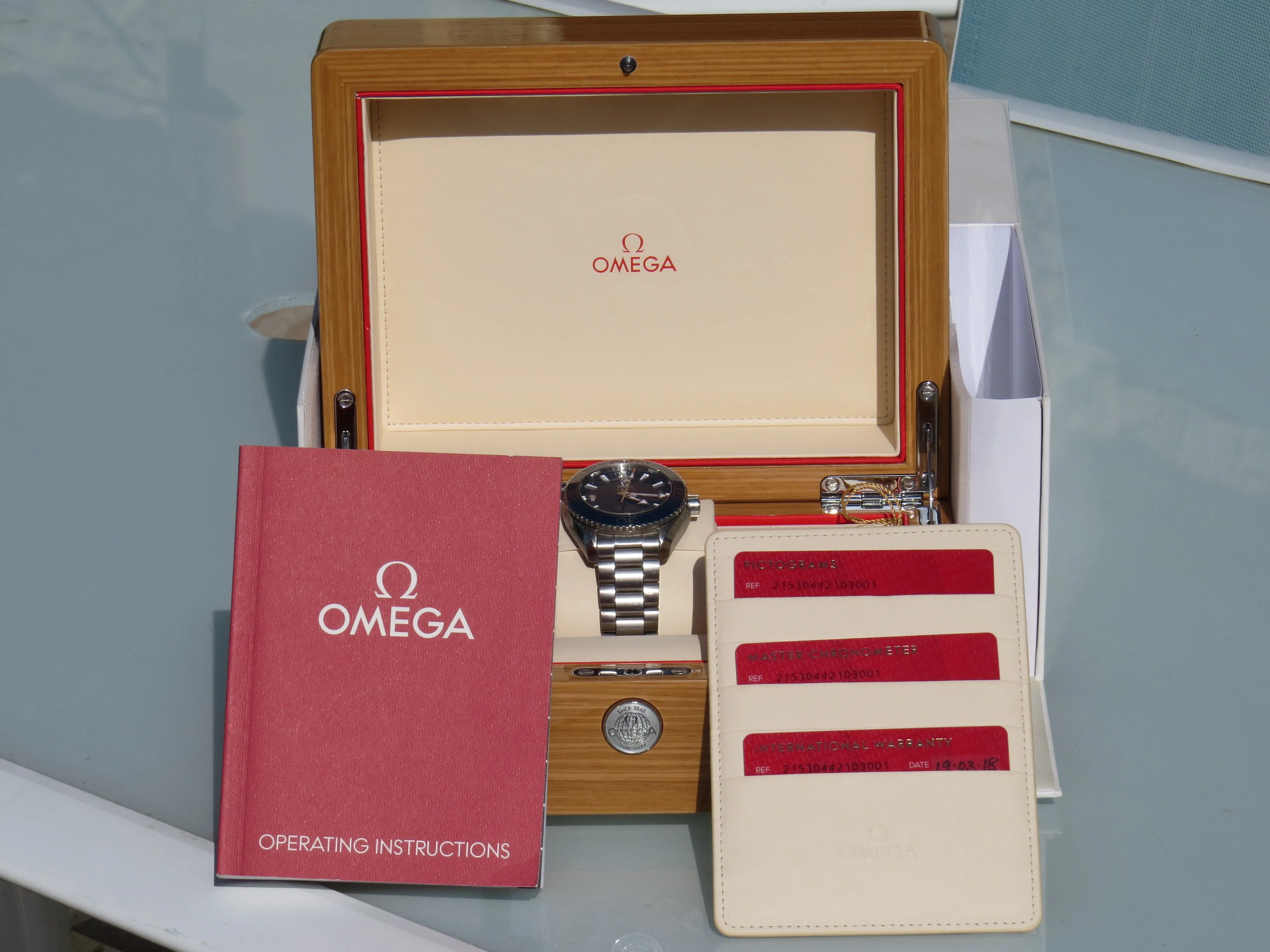 Omega Seamaster Planet Ocean 215.30.44.21.03.001 43mm Stainless steel Blue 6