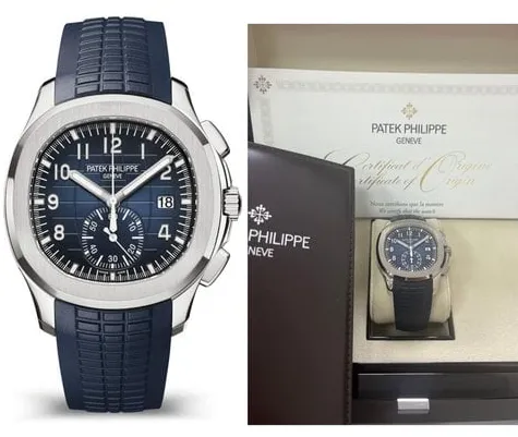 Patek Philippe Aquanaut 5968G-001 42mm White gold Blue