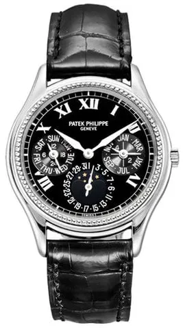 Patek Philippe Perpetual Calendar 5038G 36mm White gold Black