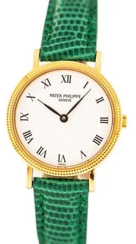 Patek Philippe Calatrava 4819 25mm Yellow gold White