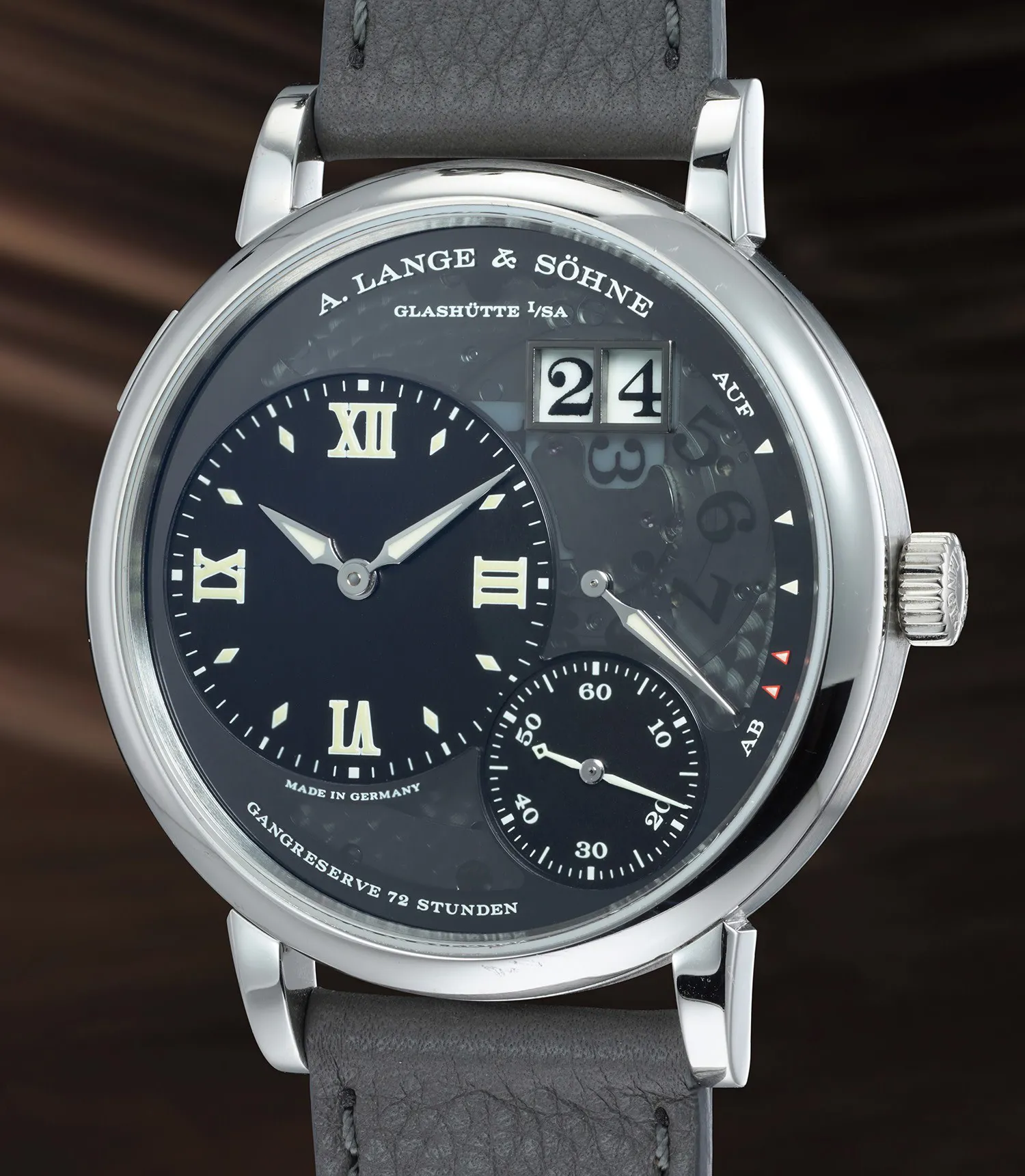 A. Lange & Söhne Grand Lange 1 117.035 41mm Platinum Skeleton