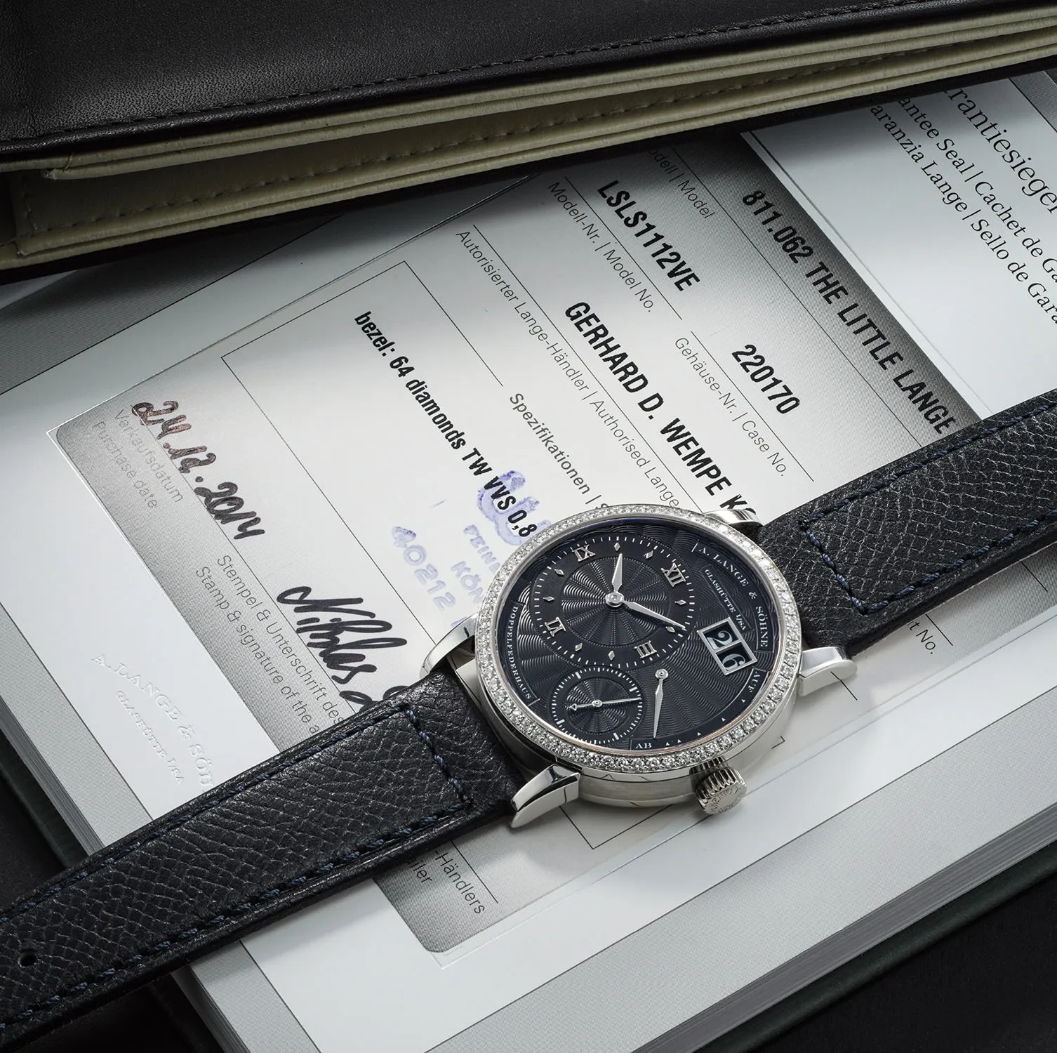 A. Lange & Söhne Little Lange 1 811.062 36.1mm Platinum Black 1